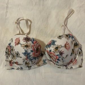 Victoria Secret embroidered Demi bra